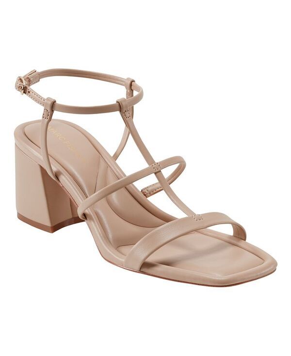 マークフィッシャー レディース シューズ サンダル ヒール Marc Fisher Womens Gellyn Caged Block Heel Sandals Light Natural