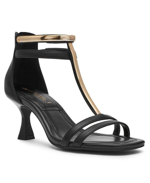 アンクライン レディース シューズ サンダル Anne Klein Womens Juliet Strap Dressandals Black ブラック