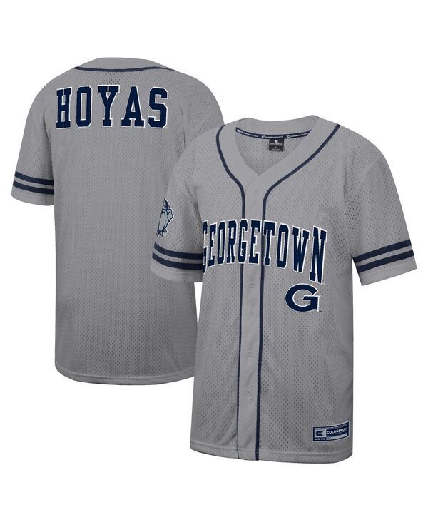 コロシアム メンズ トップス シャツ ジャージー Colosseumens Gray Georgetown Hoyas Free Spirited Baseball Jersey Gray グレー