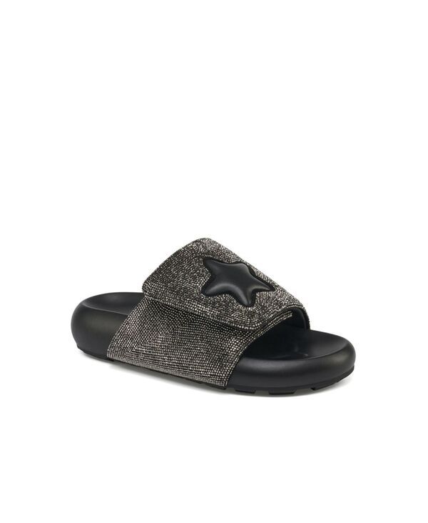 ジェースライズ レディース シューズ サンダル JSlides Celia Sandal Black leather ブラック