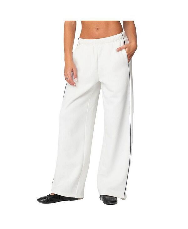 アディクテッド レディース ボトムス カジュアルパンツ パンツ スウェットパンツ Edikted Womens Autumn Sweatpants White ホワイト