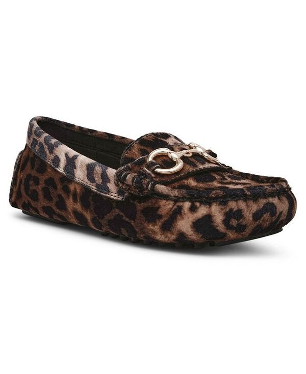アンクライン レディース シューズ パンプス ローファー Anne Klein Womens Chrystie Moccasin Driver Loafers Leopard アニマル