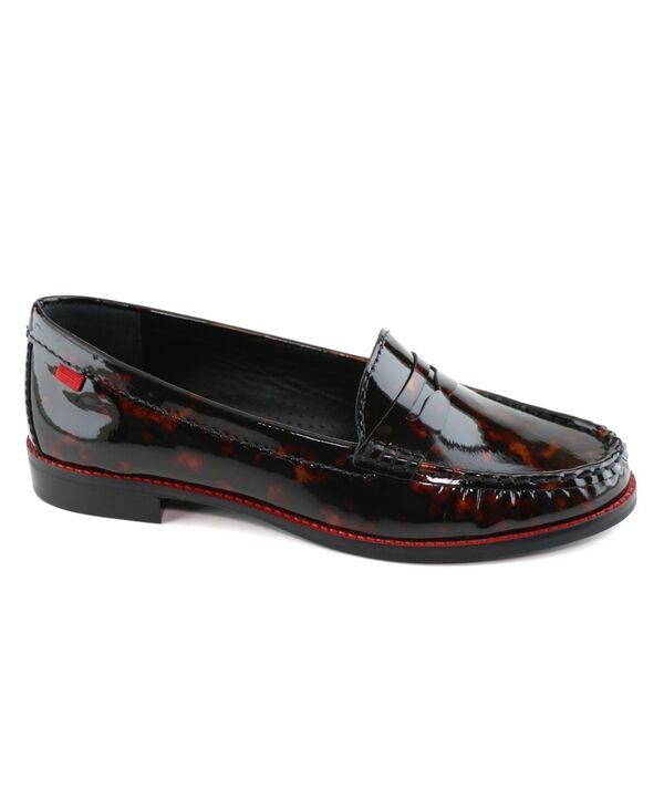 マークジョセフニューヨーク レディース シューズ パンプス ローファー Marc Joseph New York Womens East Village Penny Loafer Tortoise P