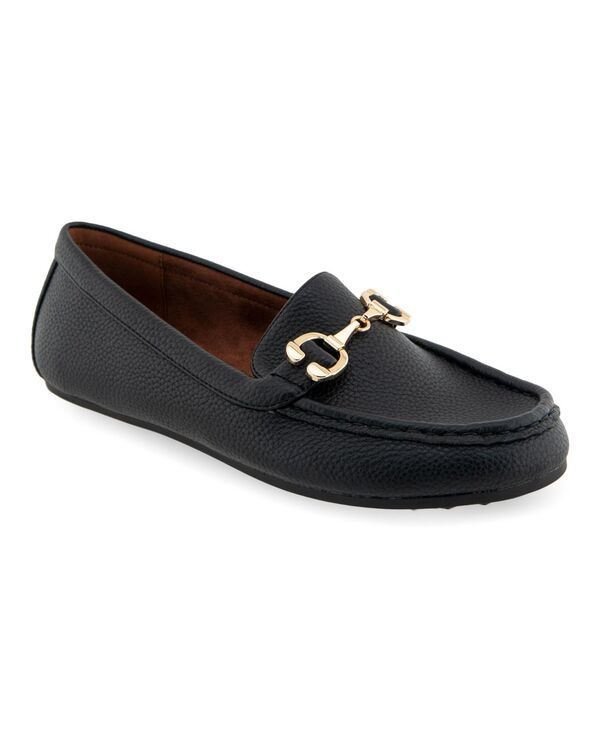 エアロソールズ レディース シューズ パンプス Aerosoles Womens Dallas Buckle Flats Black ブラック