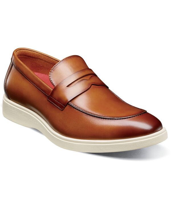 ステイシーアダムス メンズ シューズ スリッポン・ローファー Stacy Adams Menspencer Moc Toe Penny Slip On Shoes Tan タン