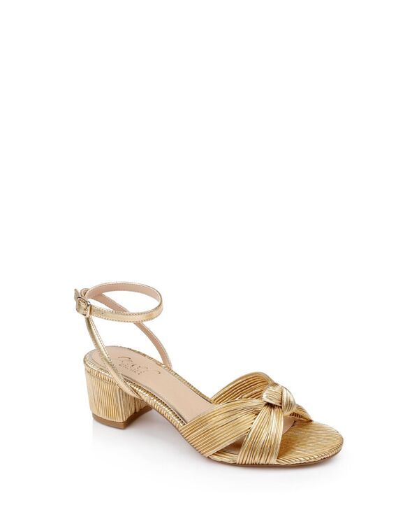 ジュウェルダグレイミシュカ レディース シューズ サンダル ヒール Jewel Badgley Mischka Womens Hudson Knot Block Heel Evening Sandal