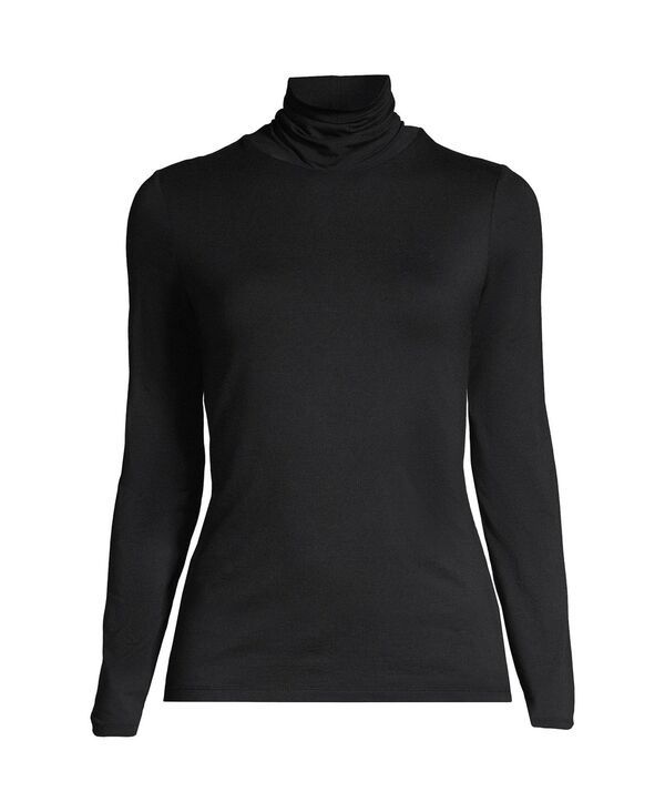 ランズエンド レディース トップス シャツ タートルネック ジャージー Lands End Womens Lightweight Jersey Skimming Long Sleeve Turtlen 9,235円