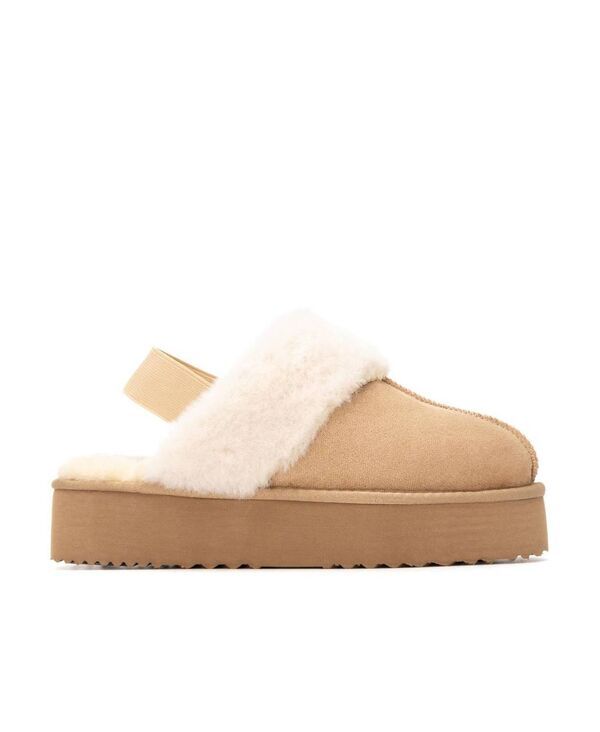 キシタイ レディース シューズ サンダル スエード XTI Womensuede Casual Slingback Clogs Beige ベージュ