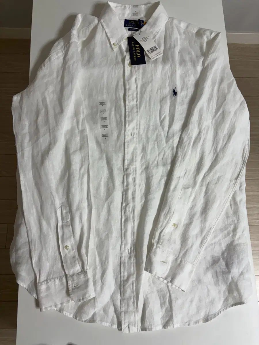 ポロラルフローレン リネンシャツ 白 新品