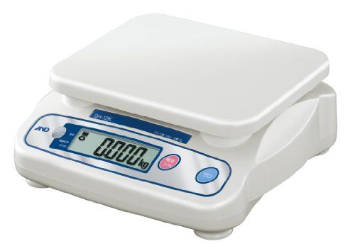 A&D デジタルはかり SH-12KN ≪ひょう量:12kg 最小表示:0.005kg 皿寸法:230(W)*190(D)mm 検定無≫ ※計量法準拠製品
