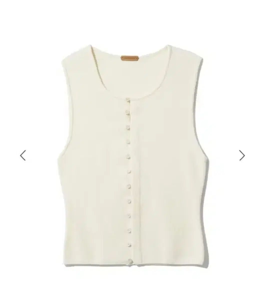 リー917 BUTTON DOWN SLEEVELESS KNIT TOP