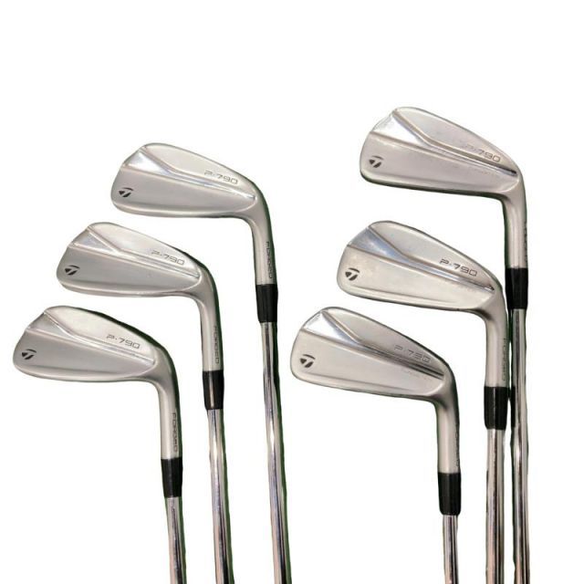 【中古】 テーラーメイド Taylor Made P・790(2021) 6S アイアンセット IR 純正特注シャフト (フレックスS) メンズ 男性用 右利き 右用 Cランク ゴルフクラブ
