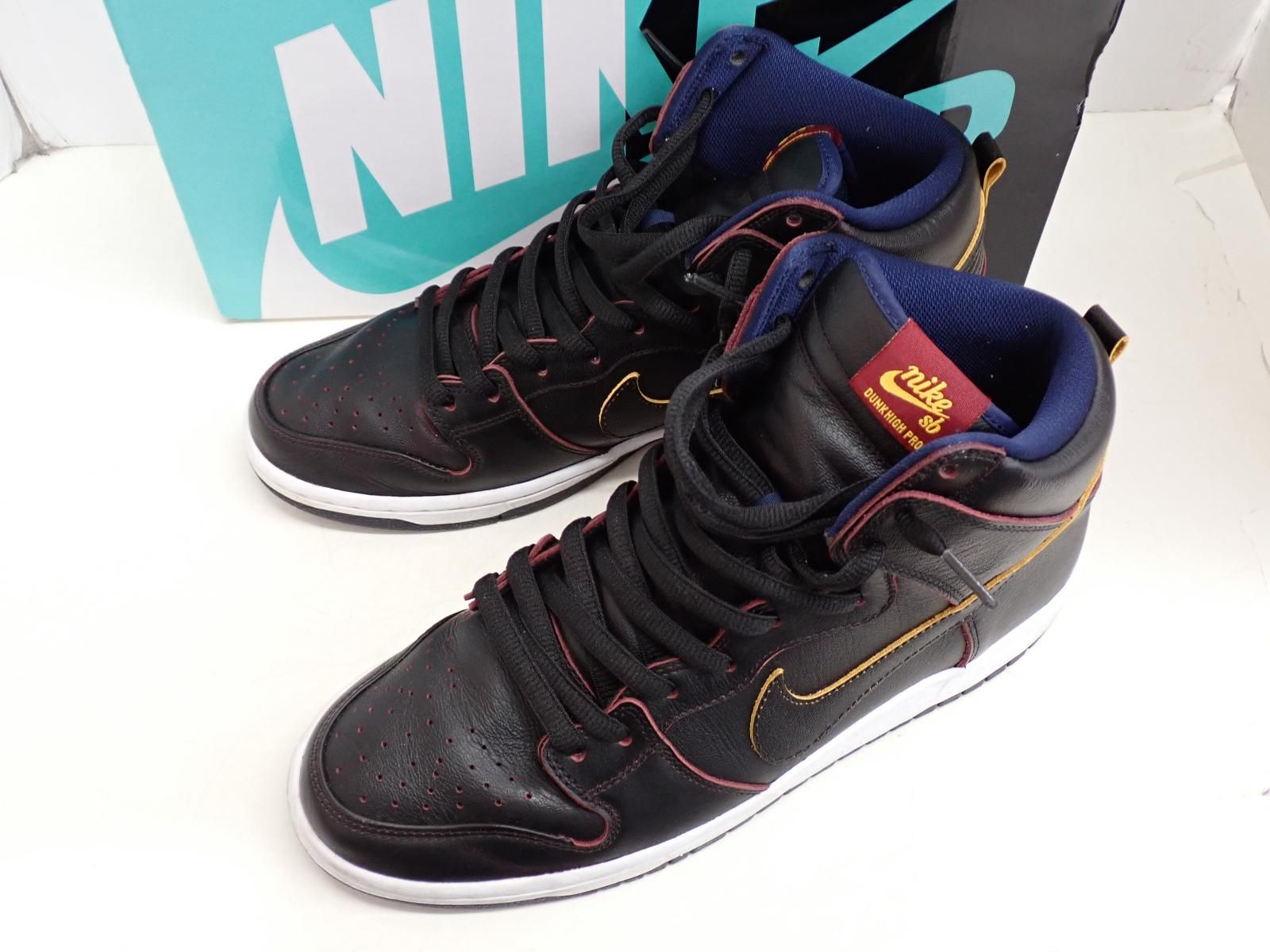 ★8572☆NIKE ナイキ SB DUNK HIGH PRO NBA ダンク ハイ プロ NBA BQ6392-001 スニーカー　28㎝