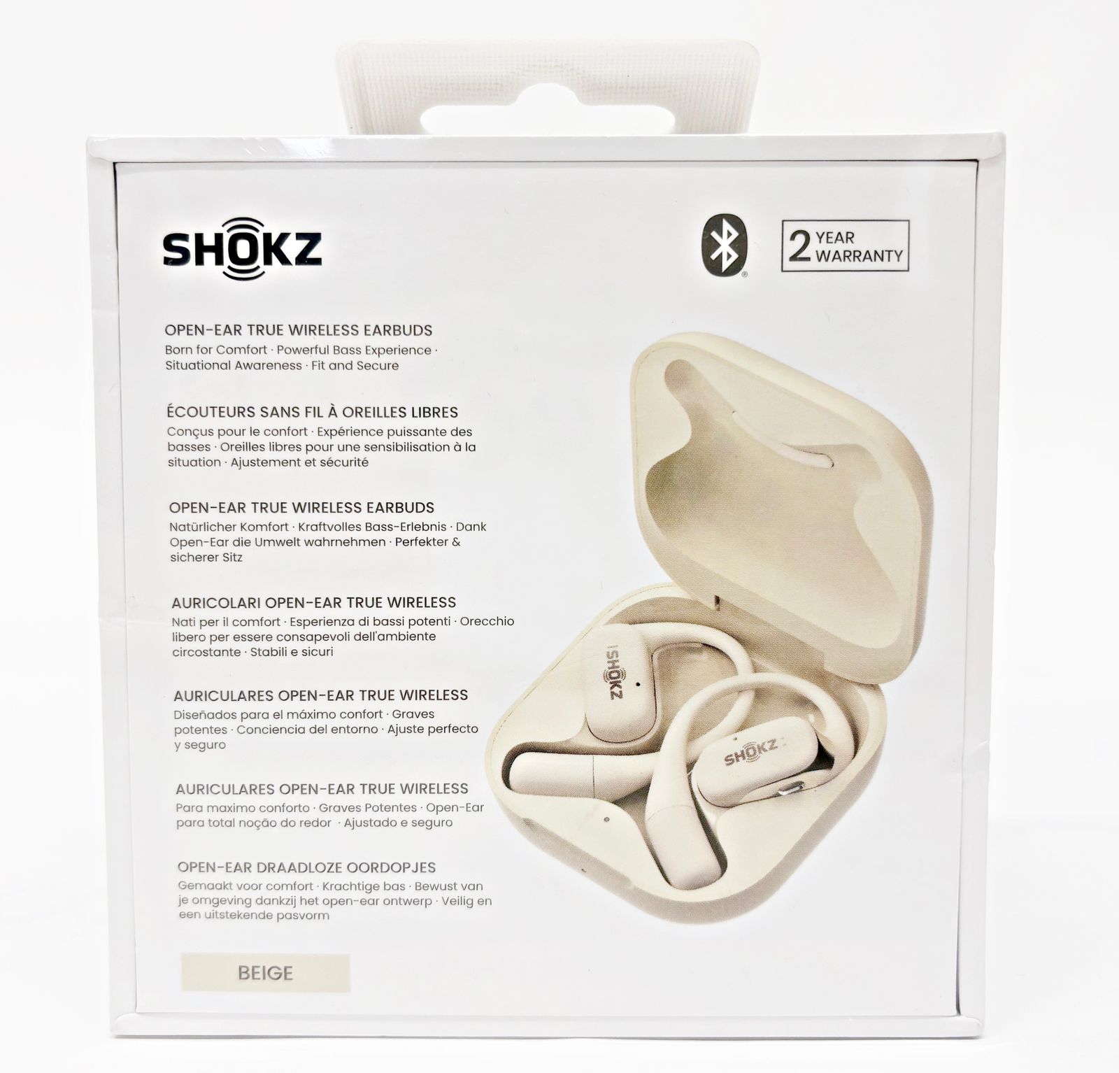 未開封 SHOKZ OPENFIT ワイヤレスイヤホン SKZ-EP-000021 ベージュ