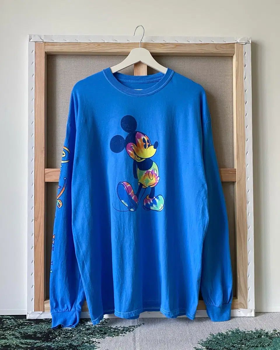 ディズニー ミッキーマウス ブルー ロングスリーブ