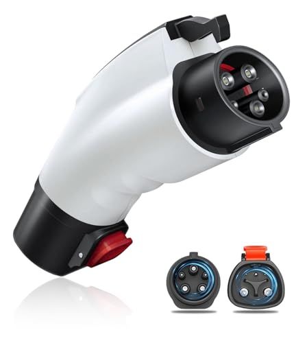 テスラ（Tesla）- J1772 充電アダプター、最大60A＆100-250V AC テスラからJ1772チャージャーアダプターへ [すべての SAE J1772電気自動車 EV充電用]★m