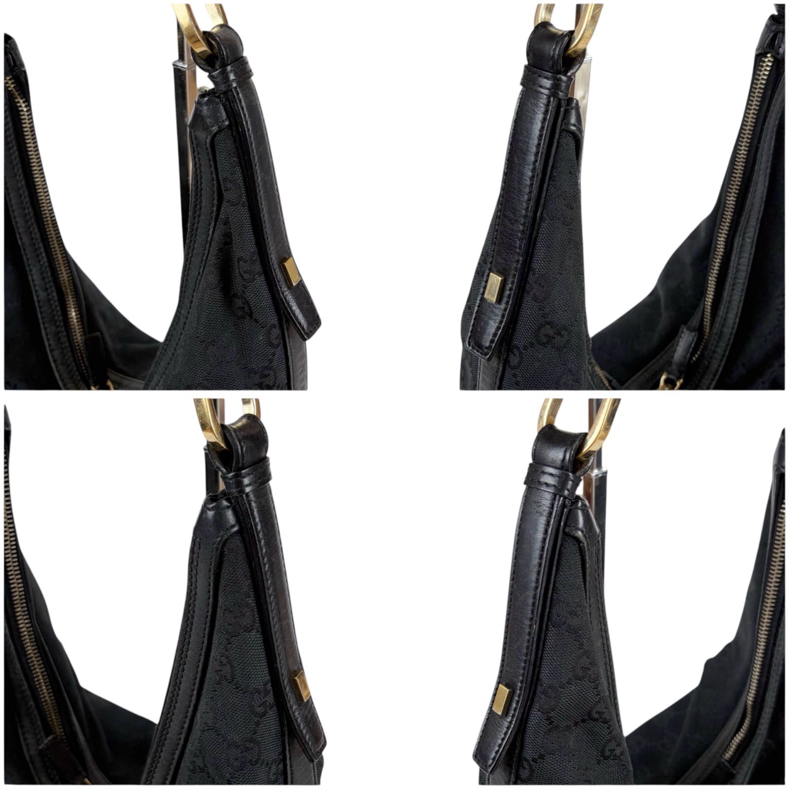 グッチ GUCCI GGキャンバス ワンショルダーバッグ ホーボーバッグ 
