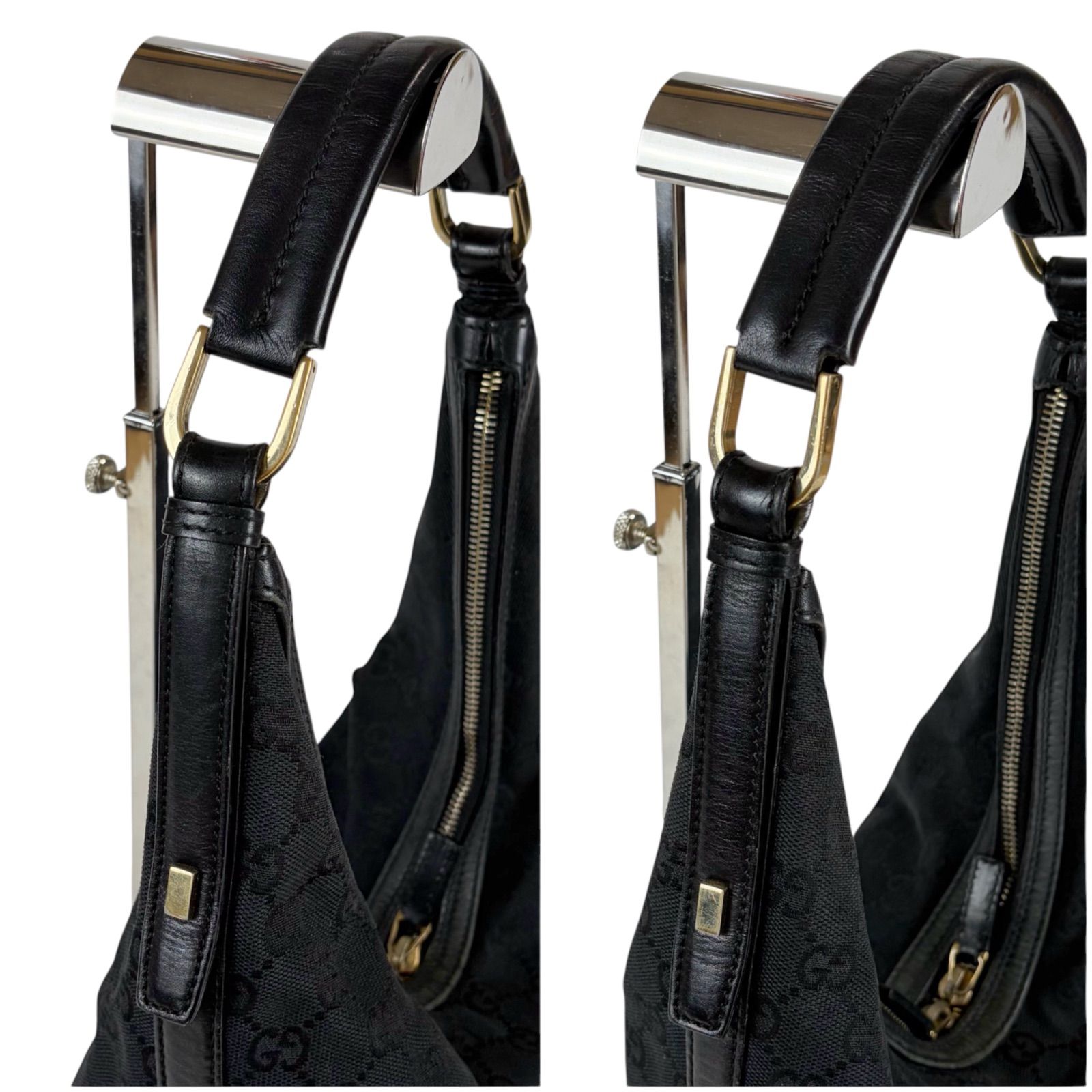 グッチ GUCCI GGキャンバス ワンショルダーバッグ ホーボーバッグ 