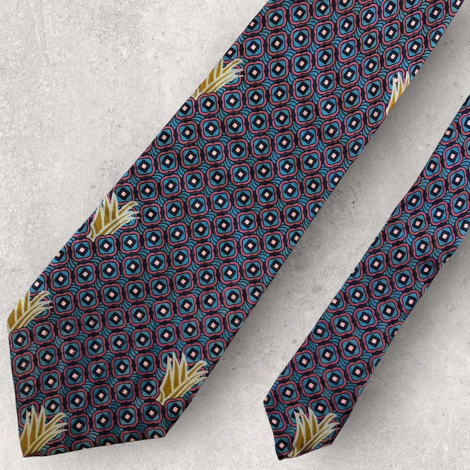 5231】良品！Brioni ブリオーニ ネクタイ パープル×水色系 - メルカリ