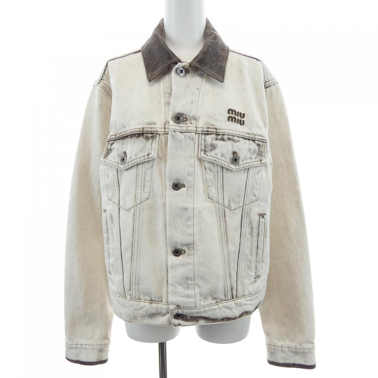 ミュウミュウ MIU MIU GWB273 SOOO 183T デニムジャケット