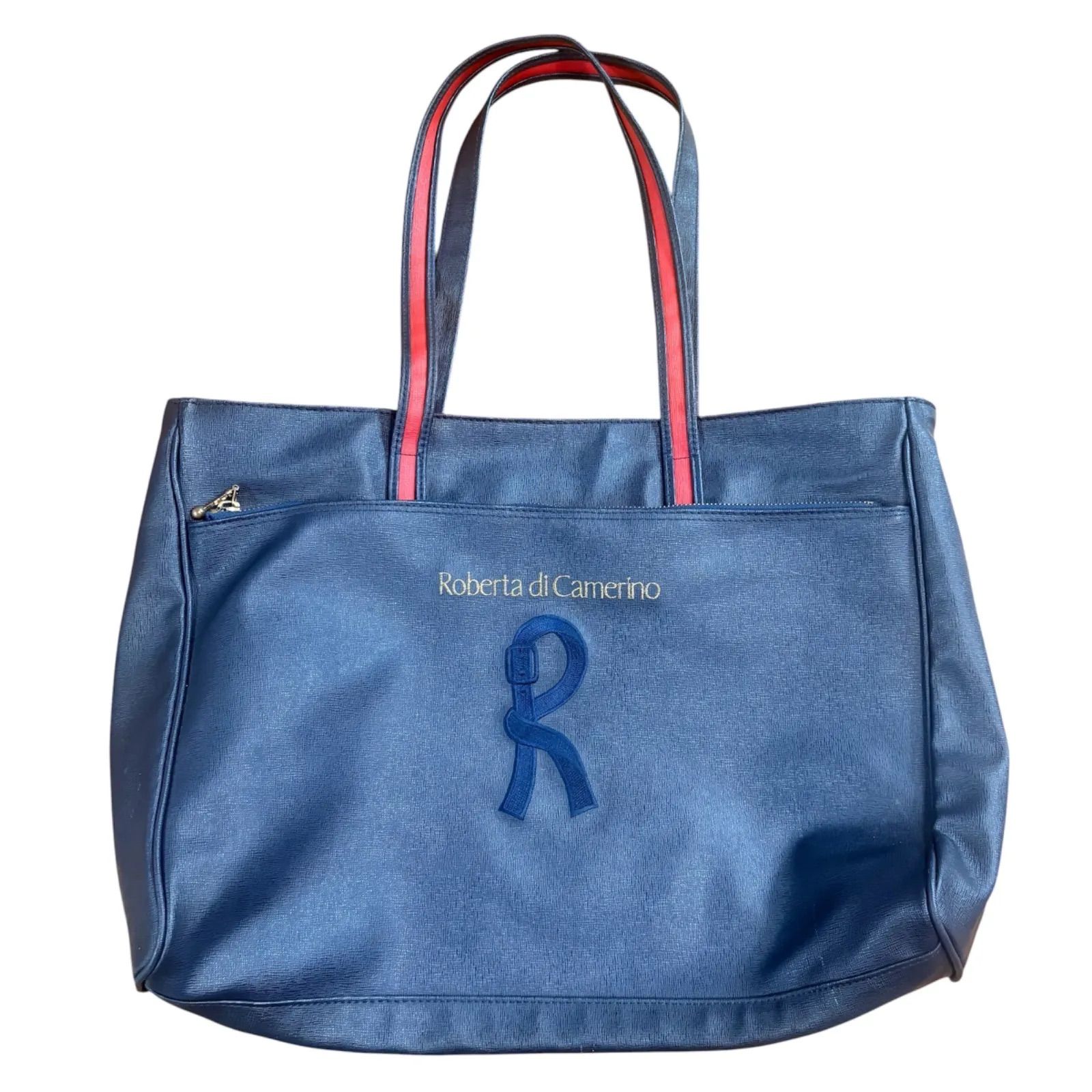 roberta di camerino ロベルタディカメリーノ トートバッグ ネイビー