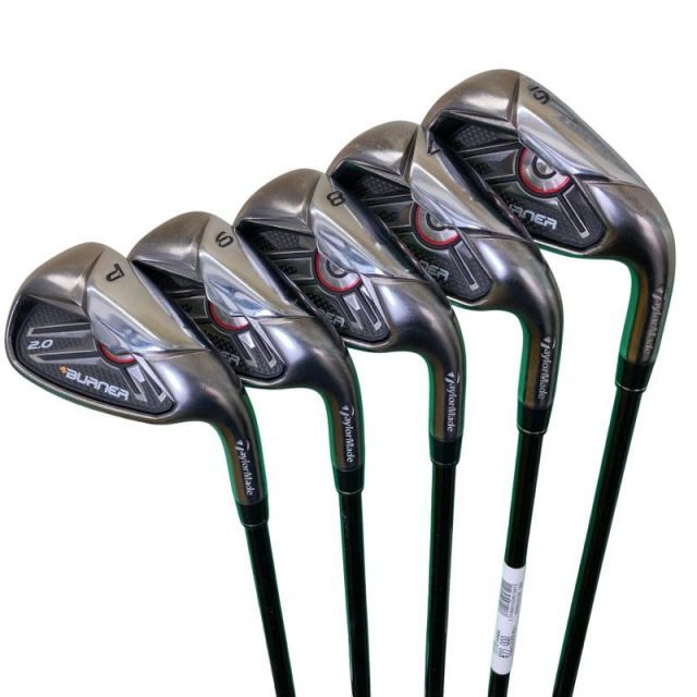 【中古】 テーラーメイド BURNER 2.0 6S アイアンセット IR BURNER 2.0(FUBUKI) (フレックスS) メンズ 男性用 右利き 右用 Cランク ゴルフクラブ