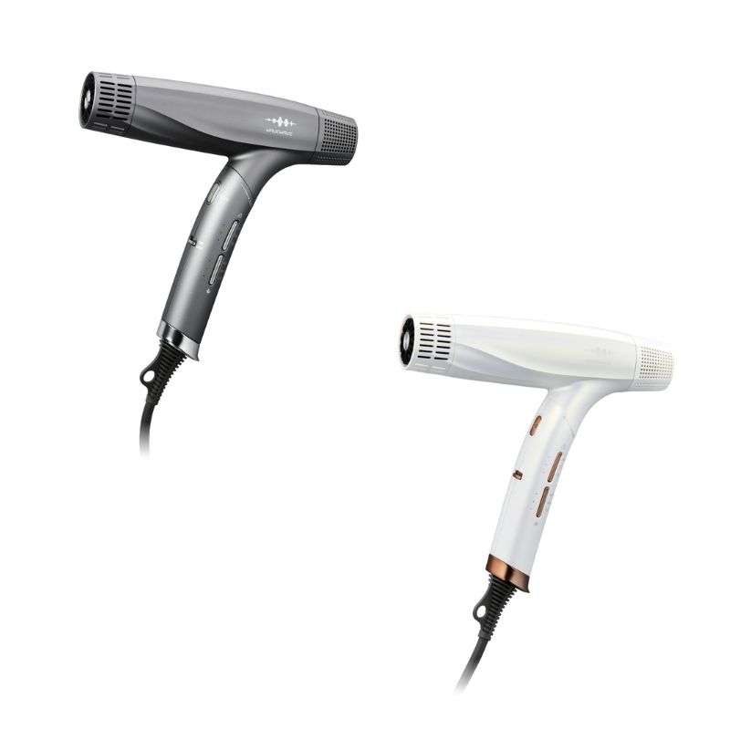 WAVEWAVE Dual Care Dryer 1台 ヘアドライヤー 大風量 速乾 マイナスイオン プラスイオン 温冷自動切替 静音設計 軽量 折り畳み式 美髪 サロン仕様