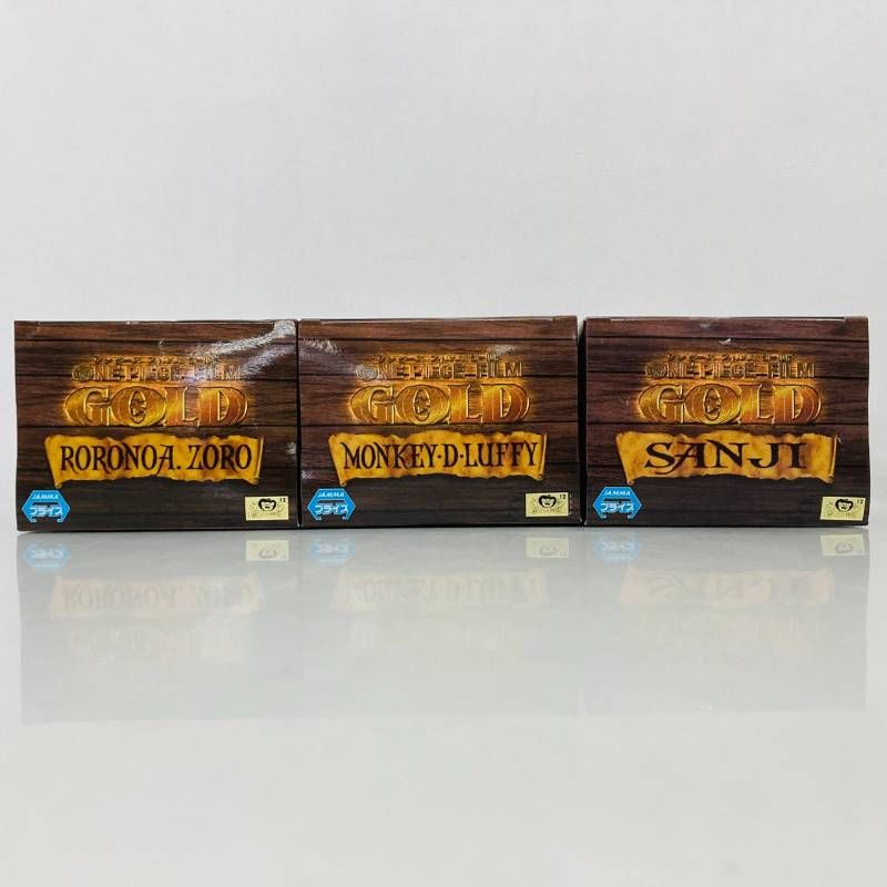 ワンピース DXF FILM GOLD SPECIAL ルフィ ゾロ サンジ 3体 まとめ