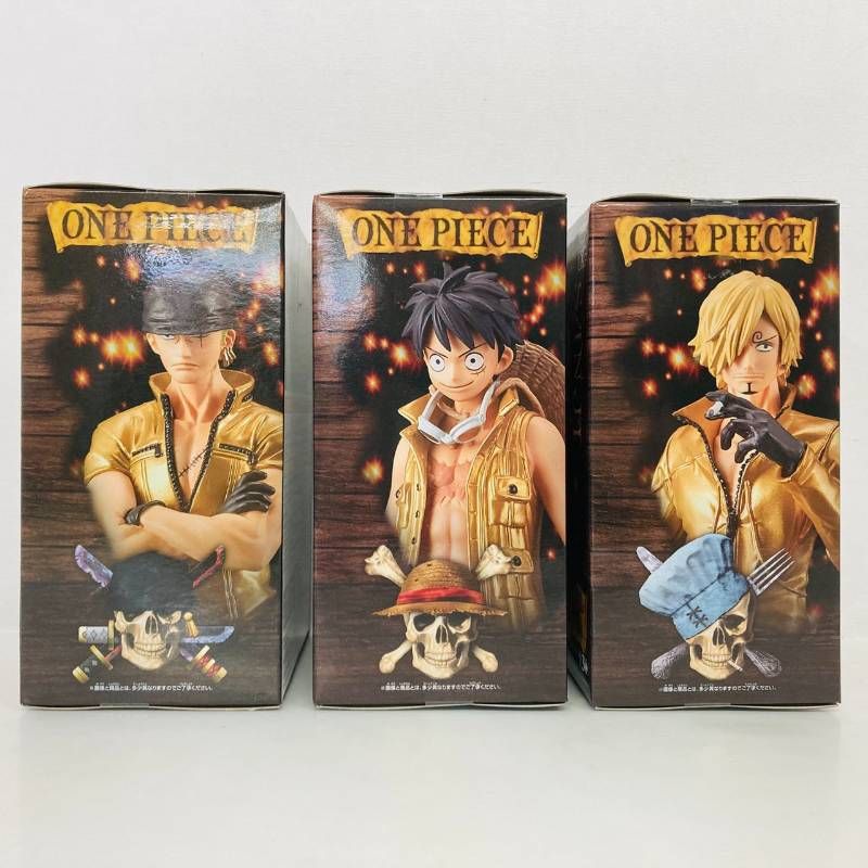 ワンピース DXF FILM GOLD SPECIAL ルフィ ゾロ サンジ 3体 まとめ