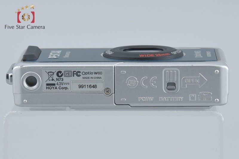 中古】PENTAX ペンタックス Optio W60 オーシャンブルー コンパクト