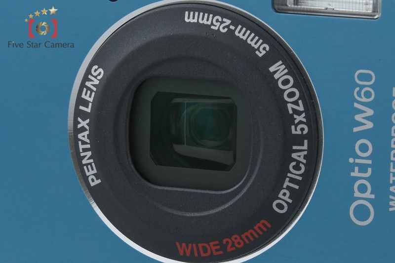 中古】PENTAX ペンタックス Optio W60 オーシャンブルー コンパクト