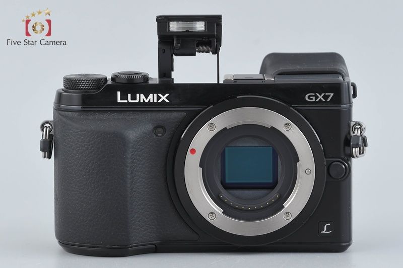 中古】Panasonic パナソニック LUMIX DMC-GX7 ブラック ミラーレス一眼