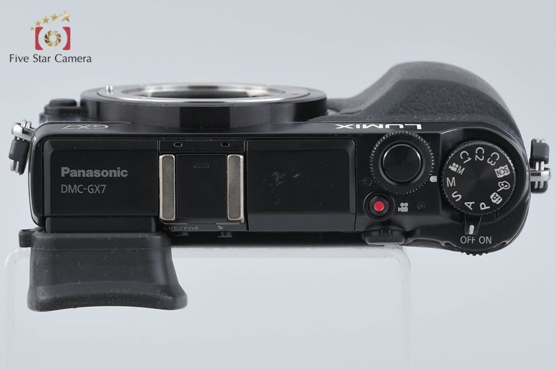 中古】Panasonic パナソニック LUMIX DMC-GX7 ブラック ミラーレス一眼
