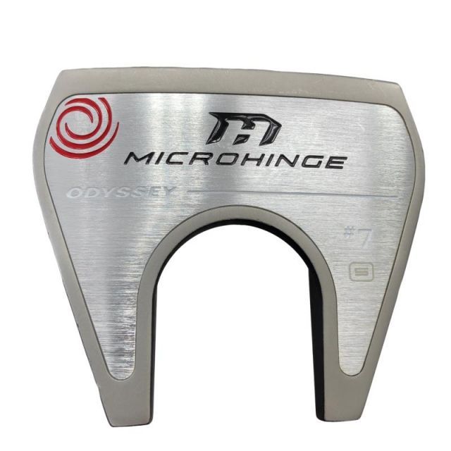 【中古】 オデッセイ MICROHINGE #7 S 34インチ レフティ パター PT スチール (フレックスその他) メンズ 男性用 左利き レフティ 左用 Cランク ゴルフクラブ
