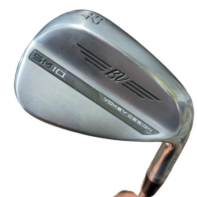 【中古】 タイトリスト VOKEY SPIN MILLED SM10 ツアークロム 52°/08°F ウェッジ WG BV 105 (フレックスその他) メンズ 男性用 右利き 右用 Cランク ゴルフクラブ