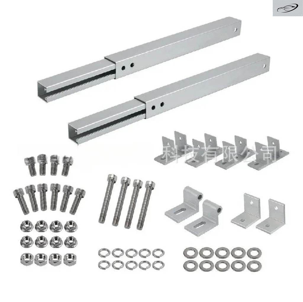 100W～600Wソーラー パネル 用傾斜 マウント ブラケット 15～60度 RVルーフ平面 マウントセット