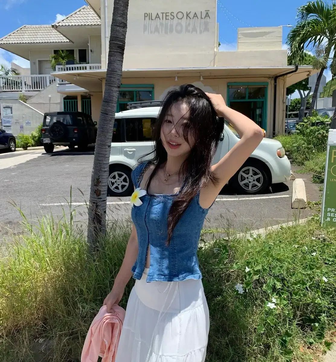 샵 시예 デニム ブラウス S (soap denim blouse)