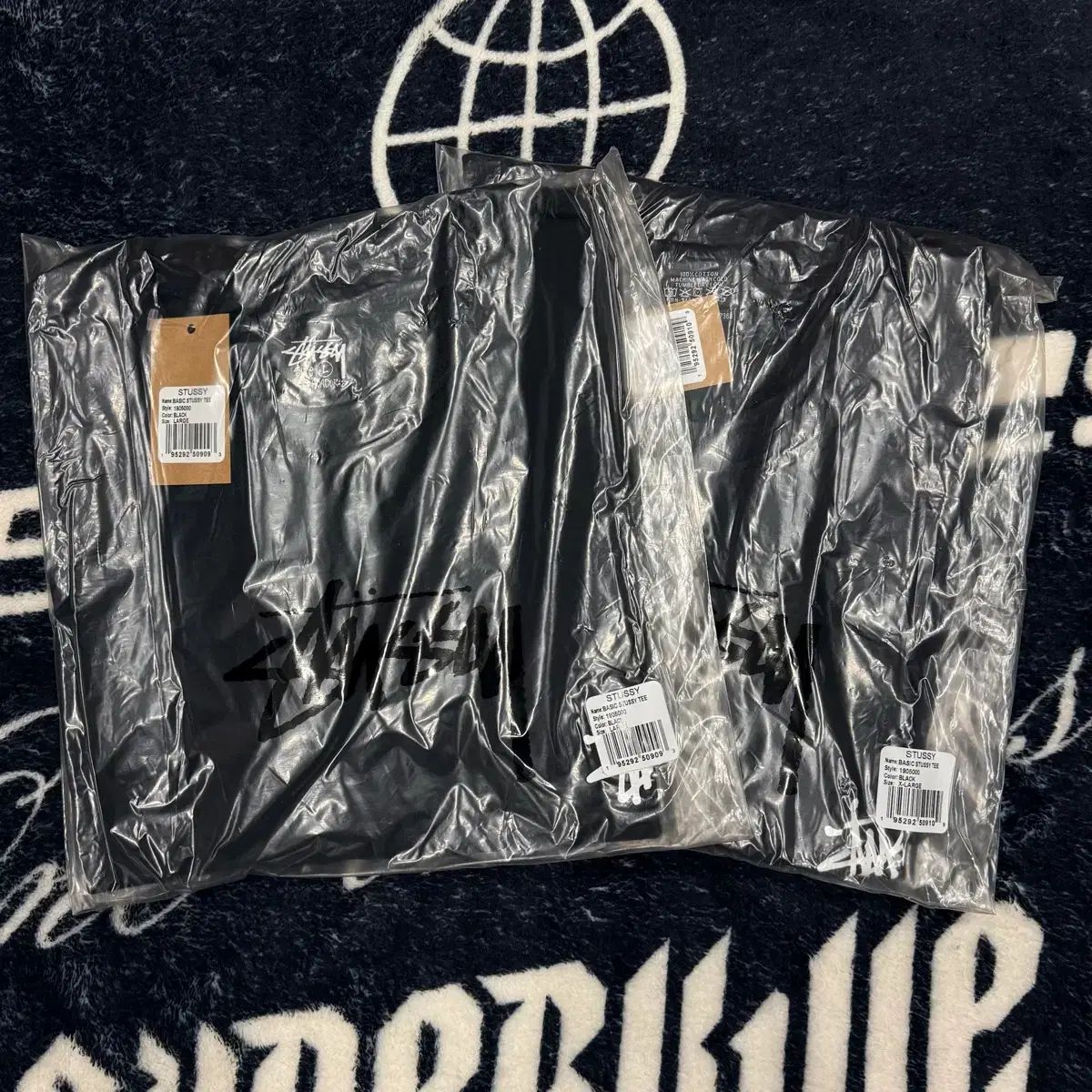 STUSSY ステューシー ベーシック ブラック 半袖 XL (新品) 2024