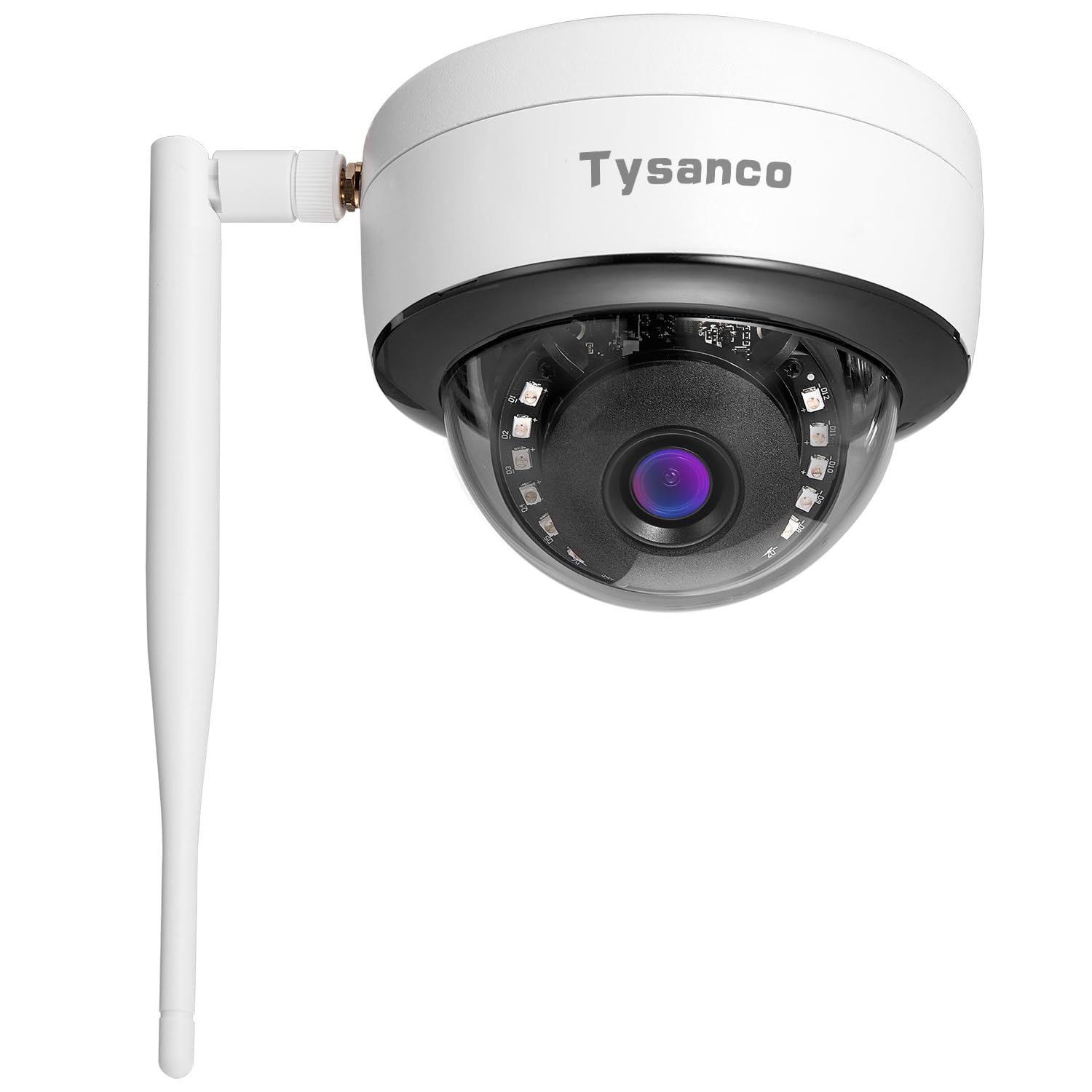 【Wi-Fi不要・AI人体検知】】Tysanco 防犯カメラ ドーム型 ワイヤレス 屋内 マイク付き 無線 AI人体検知 スマート暗視機能 取付簡単Wi-Fi不要 配線不要 ネット環境無しで使用可能 金属製 IP65の防水防塵pms ce31ccfe