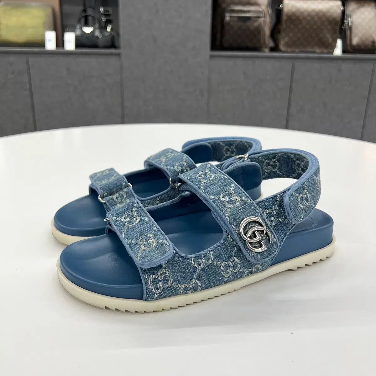 38 5サイズ グッチ ダブル G サンダル
