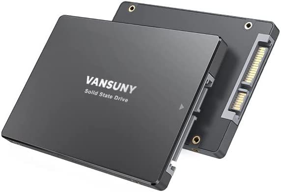 Vansuny 内蔵SSD 512GB SATA III SSD 2.5 インチ内蔵ソリッド ステート ドライブ 高度な 3D NAND フラッシュ 最大 550MB/秒の PC ラップトップ用ハード ドライブe 714bbed6