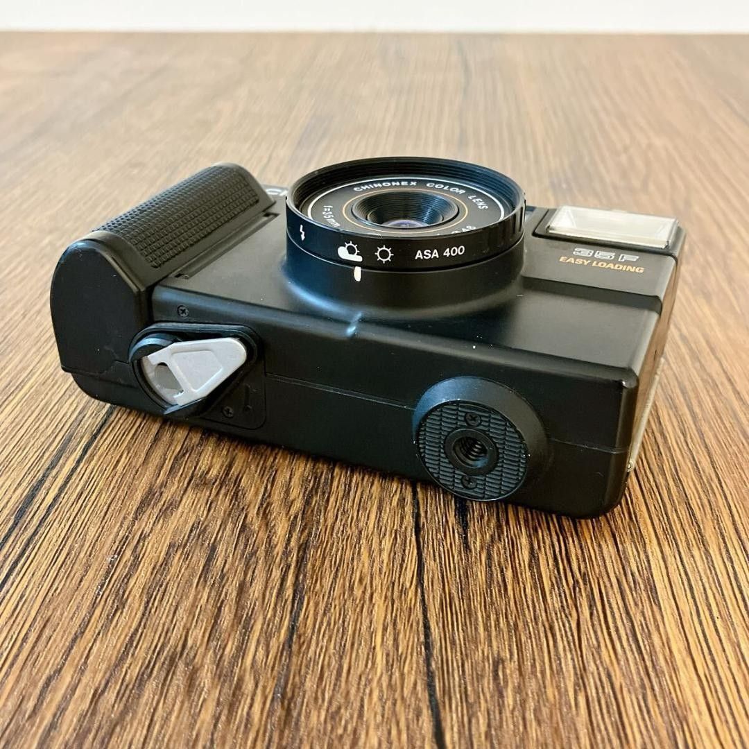 動作品】CHINON 35F EASY LOADING フィルムカメラ - メルカリ