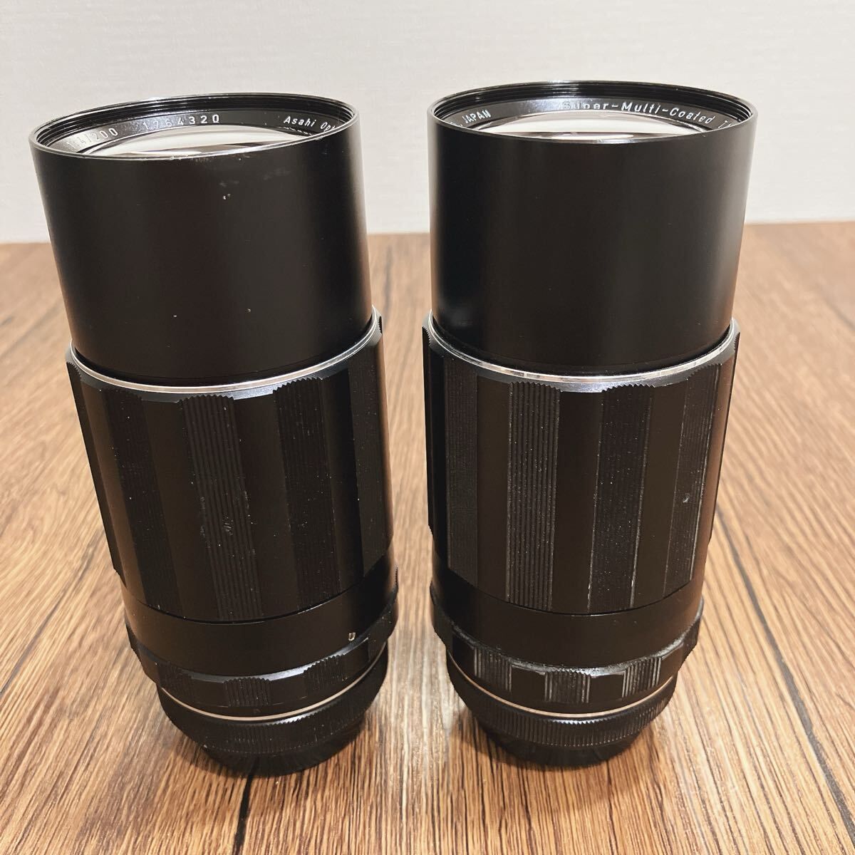 Super-Takumar 200mm F4 2本 アサヒ ペンタックス M42 望遠 単焦点