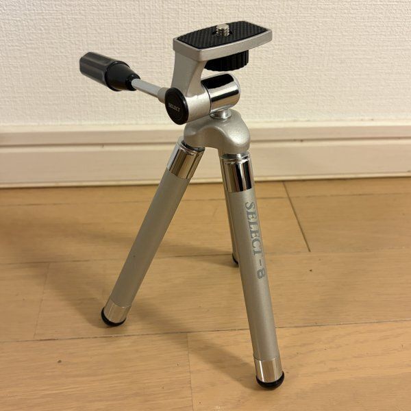 カメラ三脚 ミニ三脚 SELECT-8 卓上 トラベル 撮影 雲台 中古