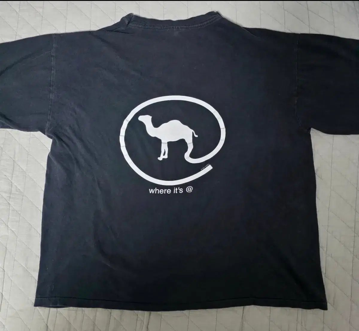 90s キャメル ヴィンテージ Tシャツ XL