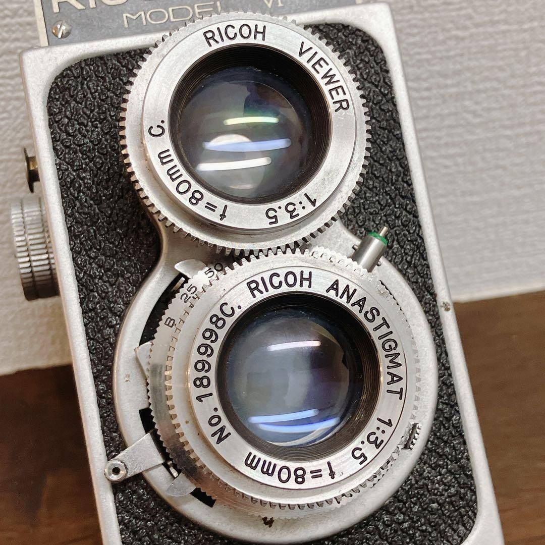 シャッター〇】RICOHFLEX MODEL VI 二眼レフカメラ 動作未確認 現状品