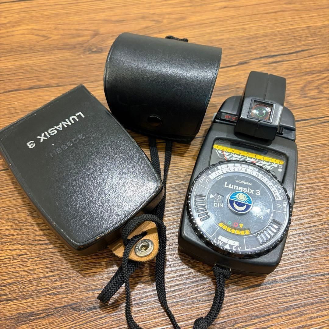 GOSSEN Lunasix 3 露出計 本体 通電確認済】GOSSEN Lunasix 3 ゴッセン 露出計 ルナシックス ドイツ製