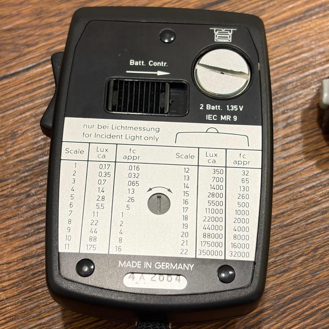 通電確認済】GOSSEN Lunasix 3 ゴッセン 露出計 ルナシックス ドイツ製