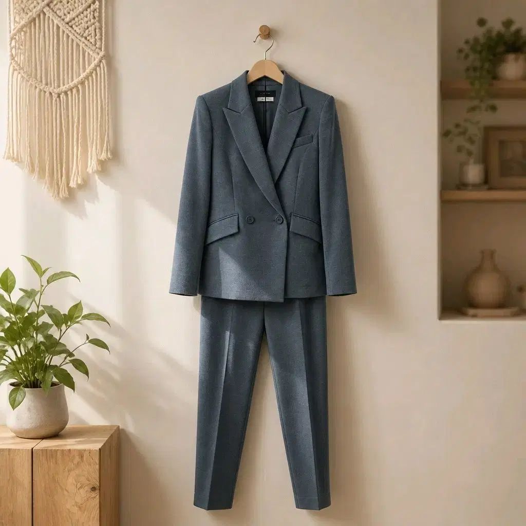 MICHAA ミシャ 2023 ウール素材 ダブルブレスト パンツ スーツ セット