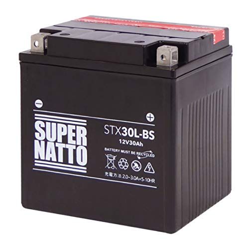 SUPER NATTO / STX30L-BS ハーレー用 （66010-97 66010-97B 66010-97C 66010-97A YTX30L-BS互換) 密閉型MF (STX30L-BS, STX30L-BS 単品)送料無料 0e62267a